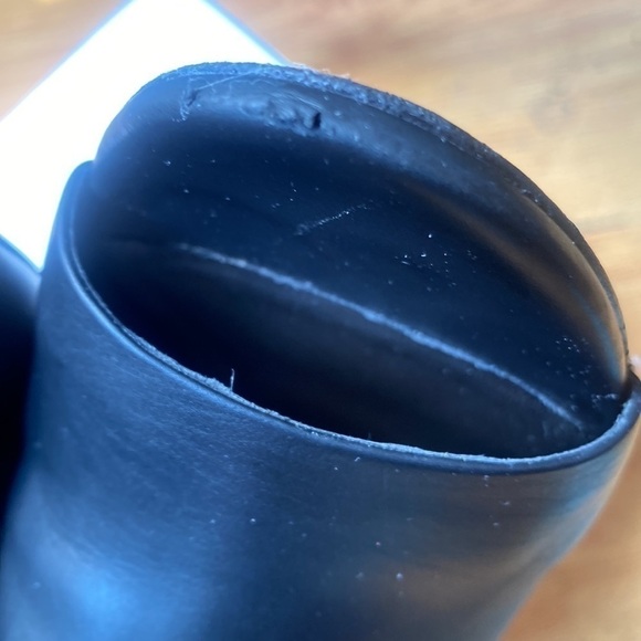 VINCE Woman black leather heels, size 9/39 - Picture 12 of 16